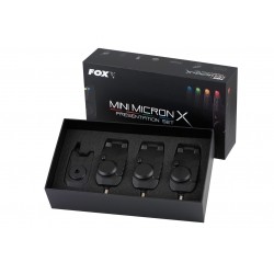 FOX - Mini Micron X 3 Rod Set Zestaw trzech sygnalizatorów z centralką